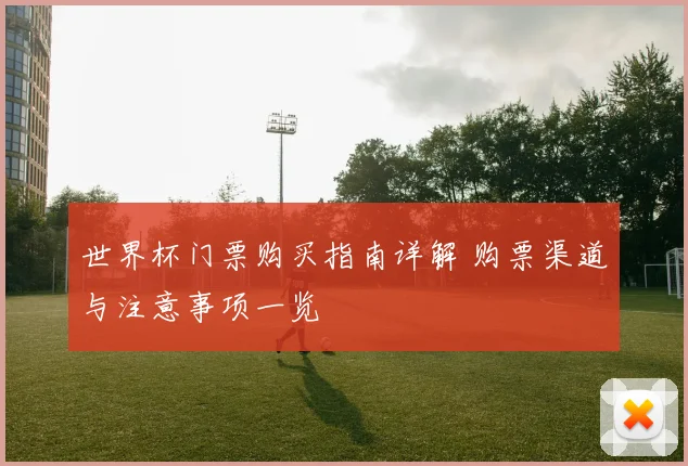 世界杯门票购买指南详解 购票渠道与注意事项一览